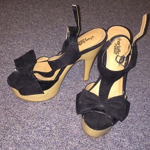 Charlotte Russe heels black 6